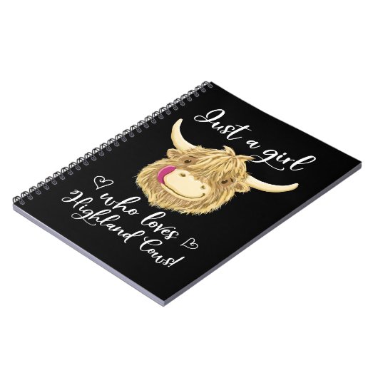 Koe Mooey is gewoon een meisje dat van Schotse hoo Notitieboek (Linkerzijde)
