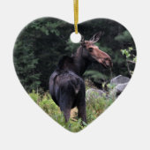 Koe Moose Keramisch Ornament (Voorkant)