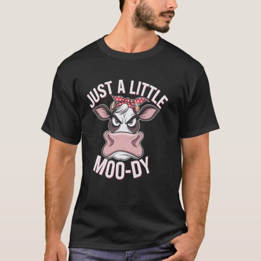 Koe Net Weinig Gemoedelijk Interpunctie Grappig Di T-shirt (Voorkant)