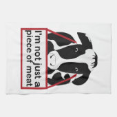Koe niet alleen vlees van Funny Kitchen Towel Theedoek (Horizontaal)