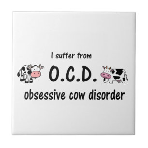 Koe OCD Tegeltje