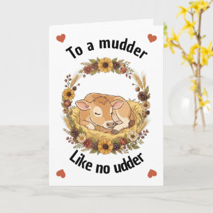 Koe Oermoeder Als Geen Andere, Grappige Moederdag Kaart