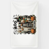 Koe of Boe Halloween Koe Spandoek (Verticaal)
