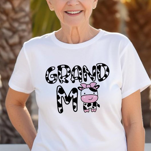 Koe Oma Grootmoeder Matching T-shirt