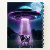 Koe ontmoet buitenaardse wezens. notitieboek (Achterkant)