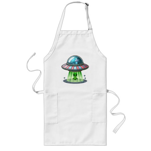 Koe Ontvierende Alien Lang Schort (Voorkant)