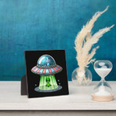 Koe ontvoerende alien fotoplaat (Insitu)