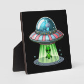 Koe ontvoerende alien fotoplaat (Voorkant)
