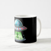 Koe-ontvoerende Alien Koffiemok (Voorkant rechts)