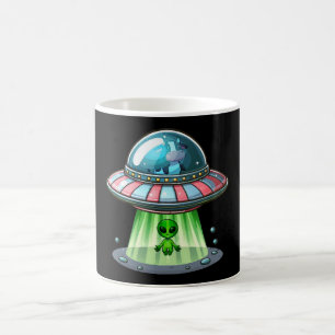Koe-ontvoerende Alien Koffiemok