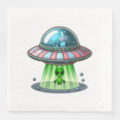 Koe-ontvoerende Alien Servet (Voorkant)