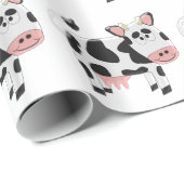 Koe Ontwerp Cadeaupapier (Rol Hoek)
