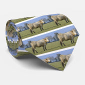 Koe op het terrein stropdas (Opgerold)