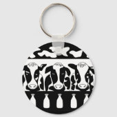 Koe op het werk Sleutelhanger (Voorkant)