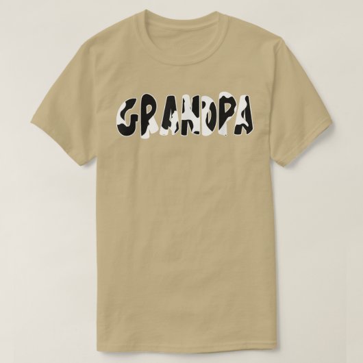 Koe opa Afdrukpatroon Koe T-shirt (Design voorkant)