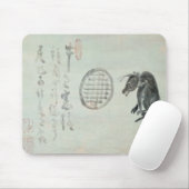 Koe, ovaal raam en Haiku Muismat (Met muis)