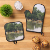 Koe Ovenwant & Pannenlap Set (Top down)