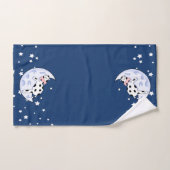 Koe over de maan bad handdoek (Handdoek)