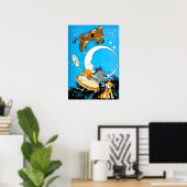 Koe over de maan gepompt (in 23 maten) poster (Thuiskantoor)