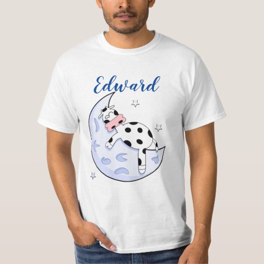 Koe over de maan t-shirt (Voorkant)