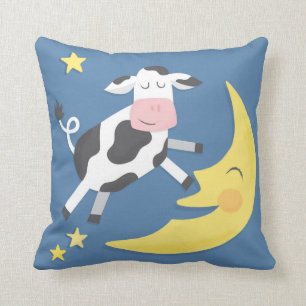 Koe over de Moon Children's Pillow Kussen
