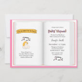 Koe over het Baby shower Moon Girls Kaart (Voorkant)