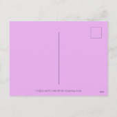 KOE OVER HET MAN IN DE MON, KORTE WAARDE FEESTDAGENKAART (Achterkant)