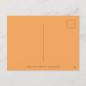 KOE OVER HET MAN IN DE MON, KORTE WAARDE FEESTDAGENKAART (Achterkant)