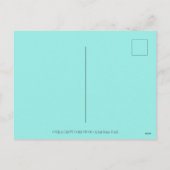 KOE OVER HET MAN IN DE MON, KORTE WAARDE FEESTDAGENKAART (Achterkant)