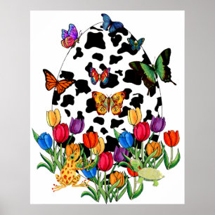 Koe Paaseieren Poster