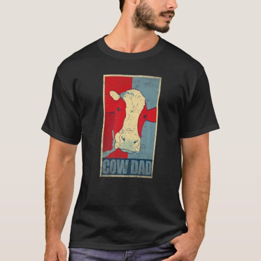 Koe Pap Dairy Farmer Koe Ranch Farming T-shirt (Voorkant)