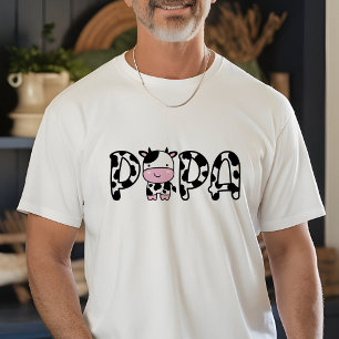 Koe Papa T-shirt Opa opa Verjaardag