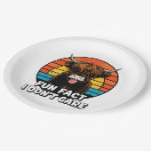 Koe. Papieren Bordje (Gekanteld)