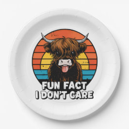 Koe. Papieren Bordje