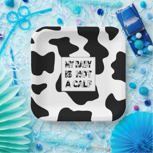 Koe Papieren Bordje (Feest)