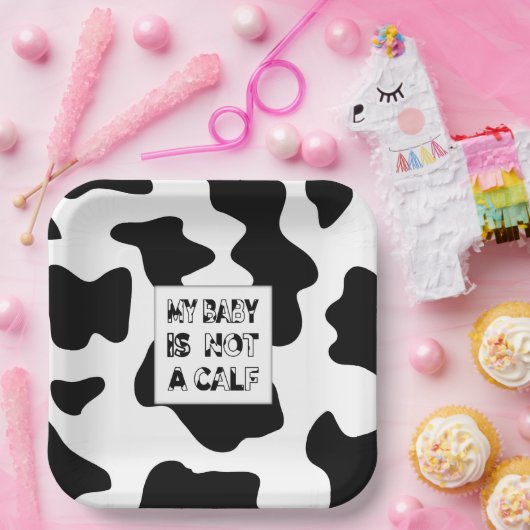 Koe Papieren Bordje (Feest)