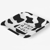 Koe Papieren Bordje (Gebogen)