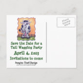 Koe partijcentrum aankondigingskaart (Achterkant)