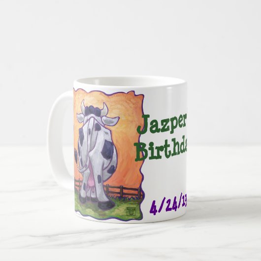 Koe partijcentrum koffiemok (Voorkant links)