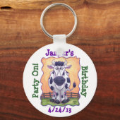 Koe partijcentrum sleutelhanger (Voorkant)