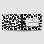 Koe Patroon Achtergrond Bruiloft Gastenboek (Volledig)