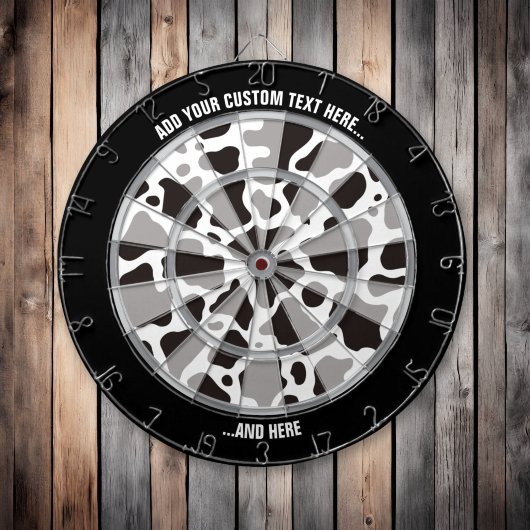 Koe Patroon Achtergrond Dartbord