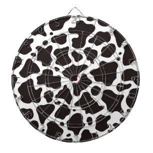 Koe patroon achtergrond dartbord