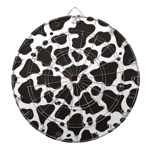 Koe patroon achtergrond dartbord (Voorkant)