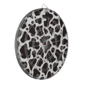 Koe patroon achtergrond dartbord (Voorkant Links)