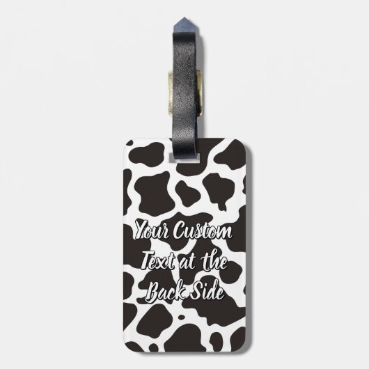 Koe Patroon Bagagelabel (Achterkant verticaal)