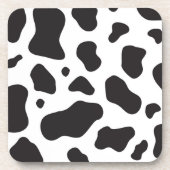 Koe Patroon Bier Onderzetter (Voorkant)