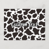 Koe Patroon Briefkaart (Voorkant)