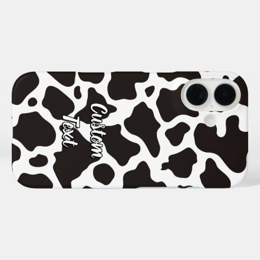 Koe Patroon Case-Mate iPhone Case (Achterkant (horizontaal))