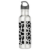 Koe Patroon Gedrukt Roestvrij stalen flesje Waterfles (Achterkant)